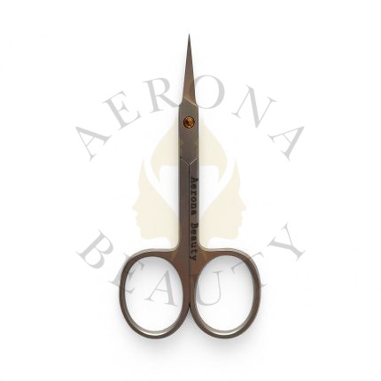 Professional stainless steel cuticle scissors for precise nail care